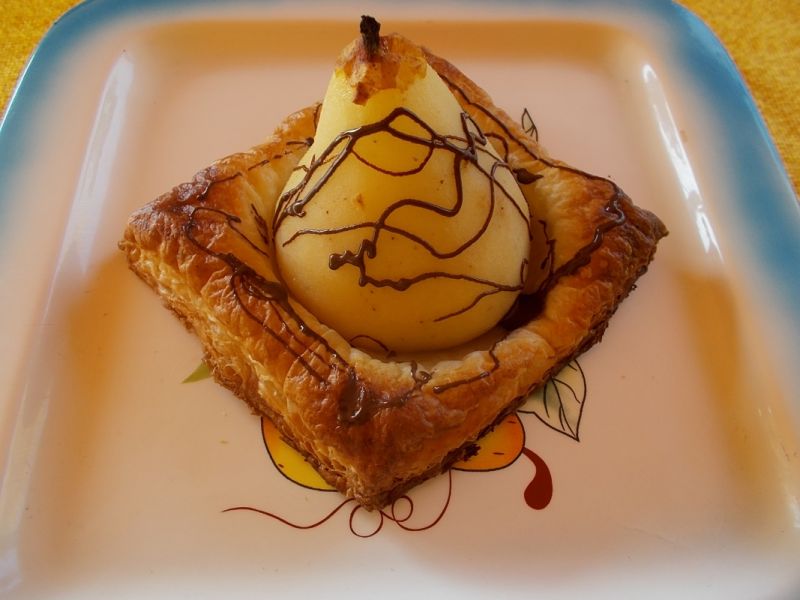 Pieczone gruszki z sercem