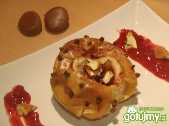 Pieczone jabłka z kasztanami Pieczone jabłka z kasztanami