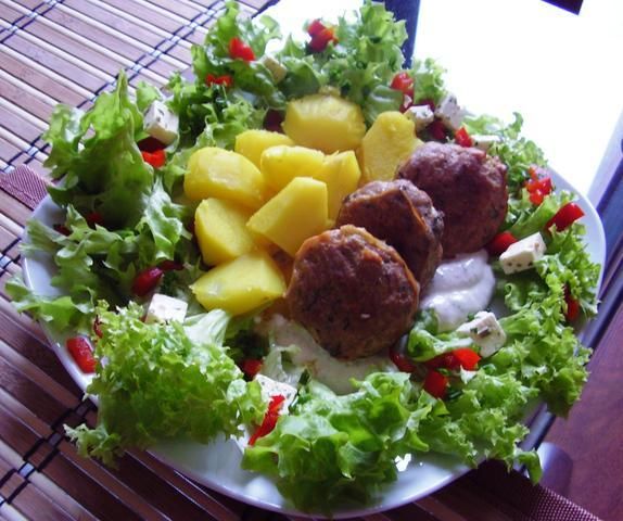 Pieczone kotlety mielone. Pieczone kotlety mielone.