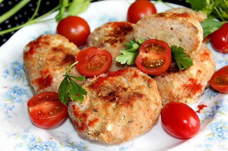 Pieczone kotlety mielone z indyka Pieczone kotlety mielone z indyka