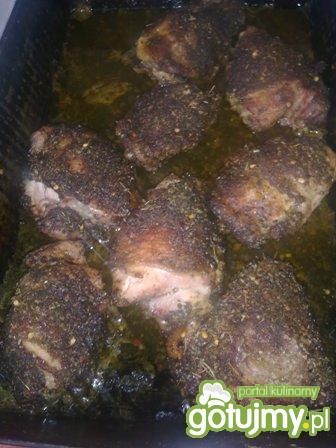 Pieczone mieso z kurczaka Pieczone mieso z kurczaka