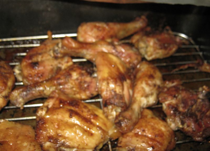 Pieczone nogi kurczaka