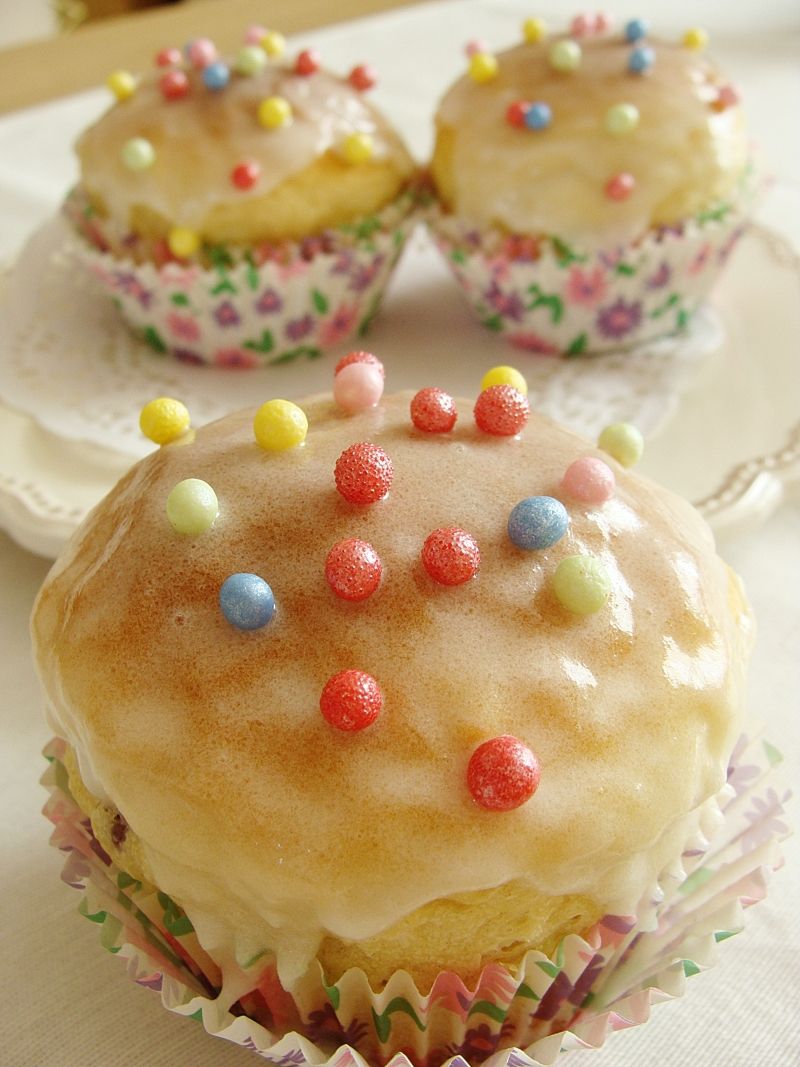 Pieczone pączki alla muffiny z nadzieniem  Pieczone pączki alla muffiny z nadzieniem