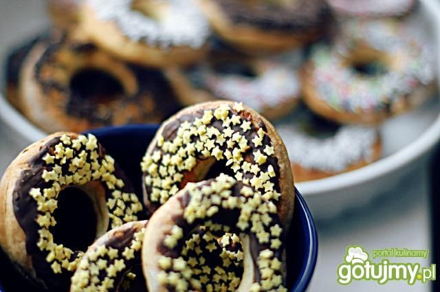 Pieczone pączki waniliowe