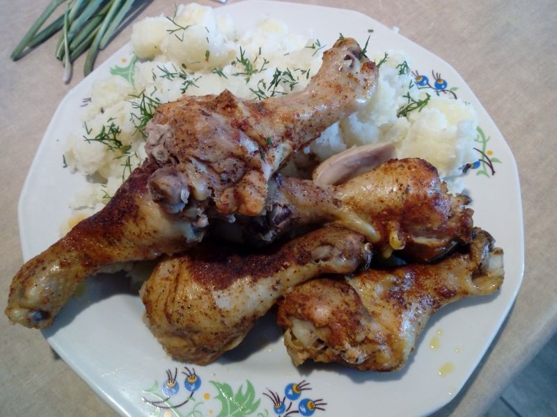 Pieczone pałeczki z kurczaka Pieczone pałeczki z kurczaka