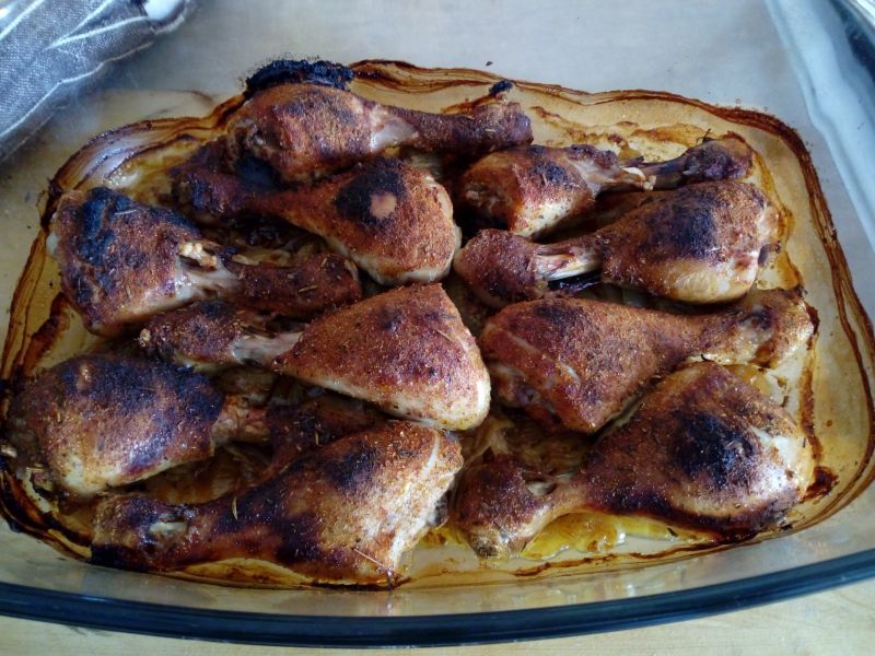 Pieczone pałki z kurczaka Pieczone pałki z kurczaka