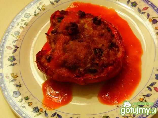 Pieczone papryki z pysznym nadzieniem