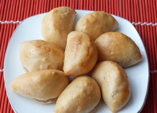 Pieczone pierogi z jabłkami