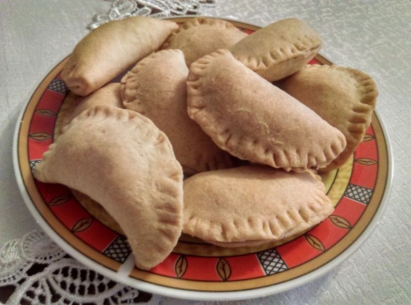 Pieczone pierożki z warzywami