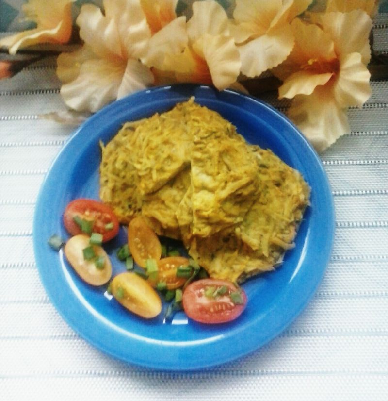 Pieczone placki dyniowe - cukiniowe Pieczone placki dyniowe - cukiniowe