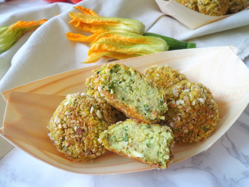 Pieczone pulpeciki z cukinii i ricotty 