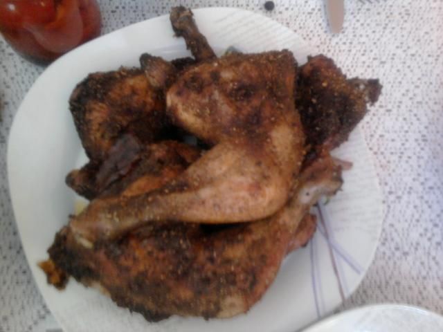 Pieczone udka w ziolach