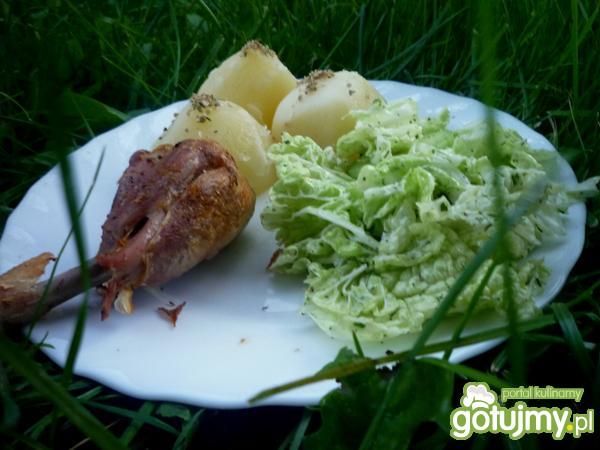 Pieczone udka z imbirem