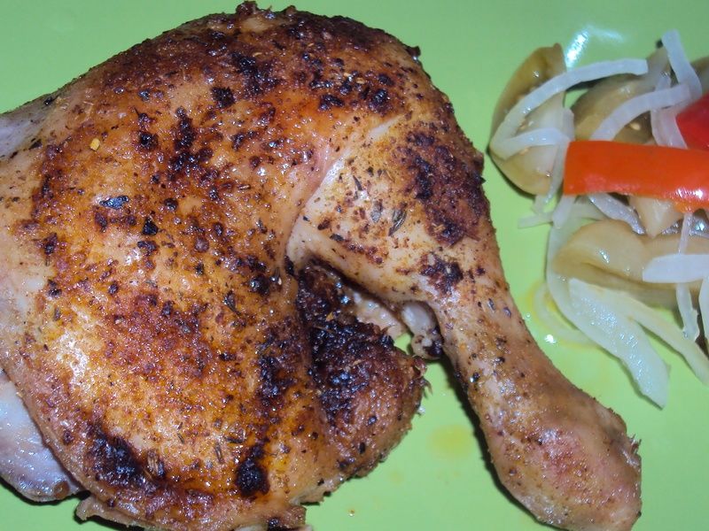 Pieczone udka z kurczaka