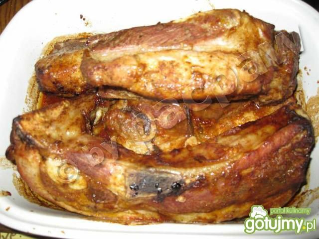 Pieczone żeberka