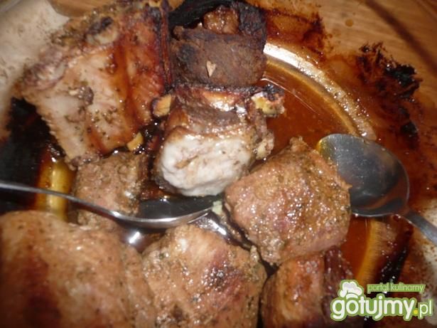 pieczone żebra