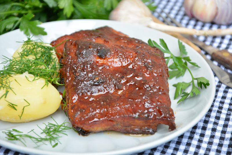 Pieczone żebrka w glazurze Pieczone żebrka w glazurze