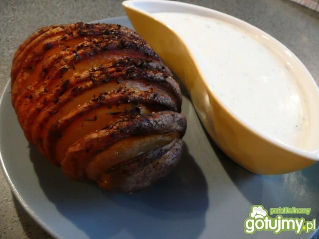 Pieczone ziemniaczki z czosnkiem wg Elfi