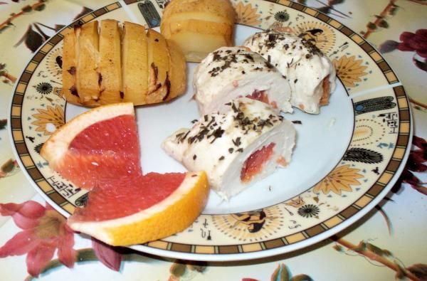 Pieczone ziemniaki z jabłkiem