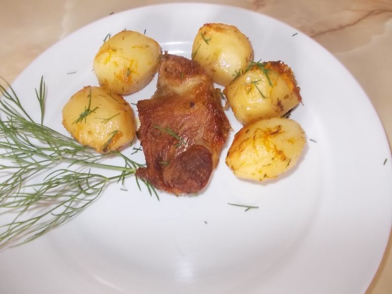 Pieczone zieniaczki z golonką Pieczone zieniaczki z golonką