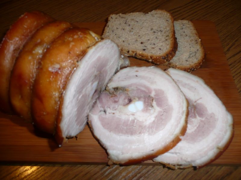 Pieczony boczek do chleba 