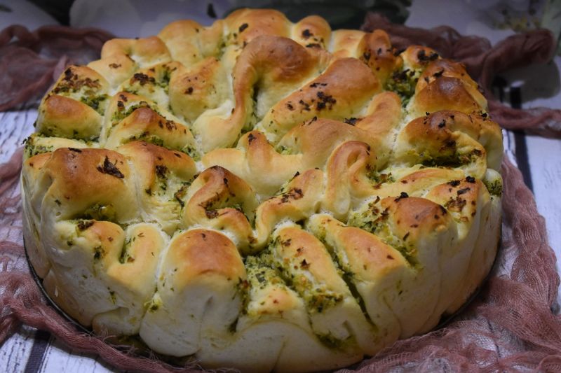 Pieczony Chlebek ziołowy