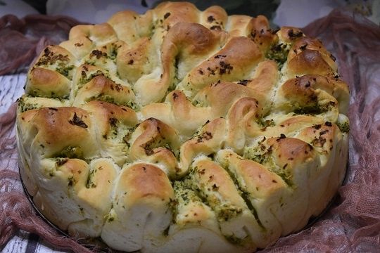 Pieczony Chlebek ziołowy