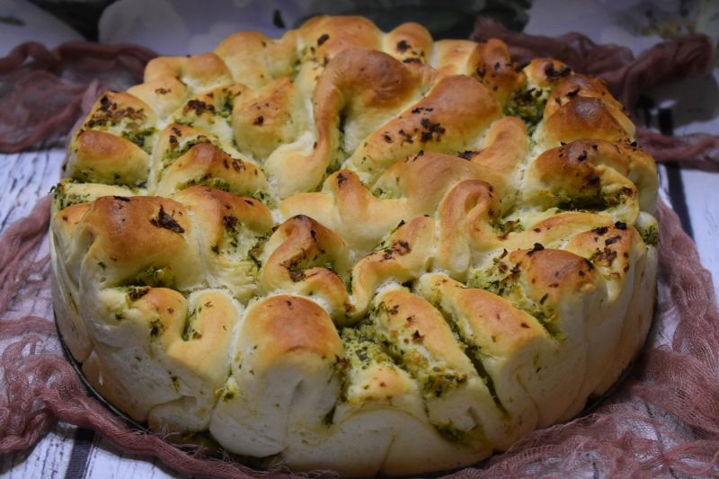 Pieczony Chlebek ziołowy