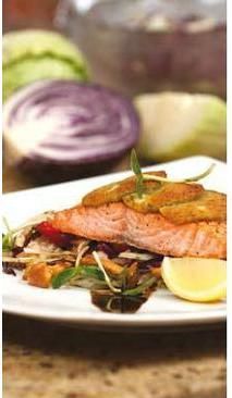 Pieczony filet z łososia Pieczony filet z łososia