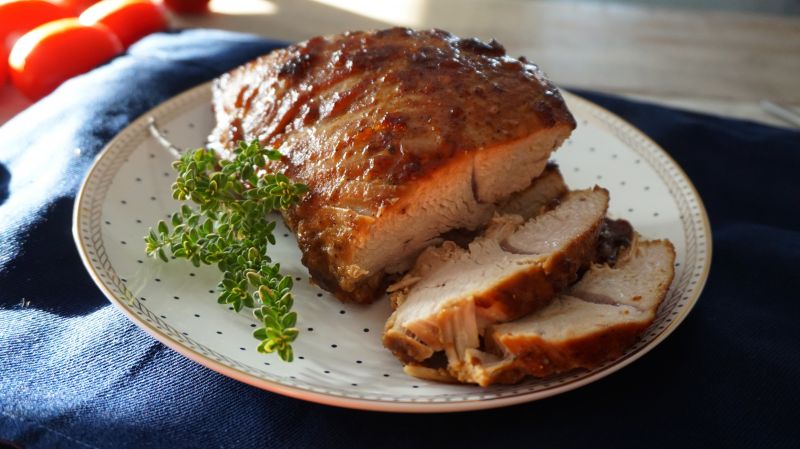 Pieczony indyk teriyaki  Pieczony indyk teriyaki