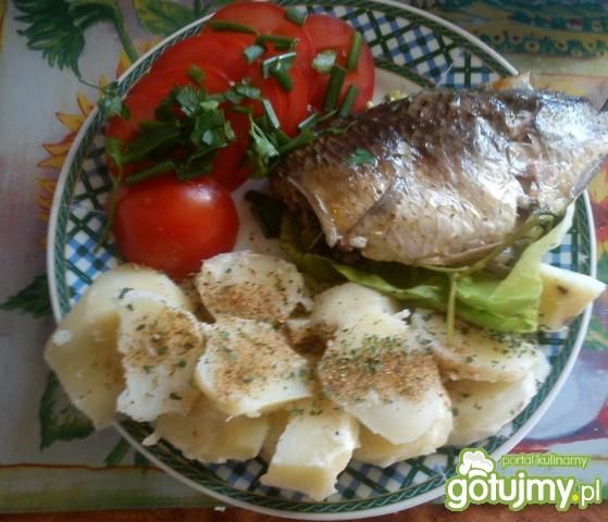 Pieczony karaś srebrzysty/bękart Pieczony karaś srebrzysty/bękart