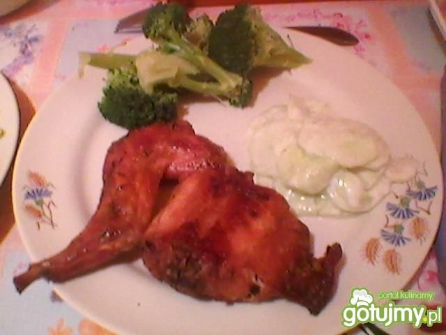 Pieczony królik z tymiankiem. Pieczony królik z tymiankiem.