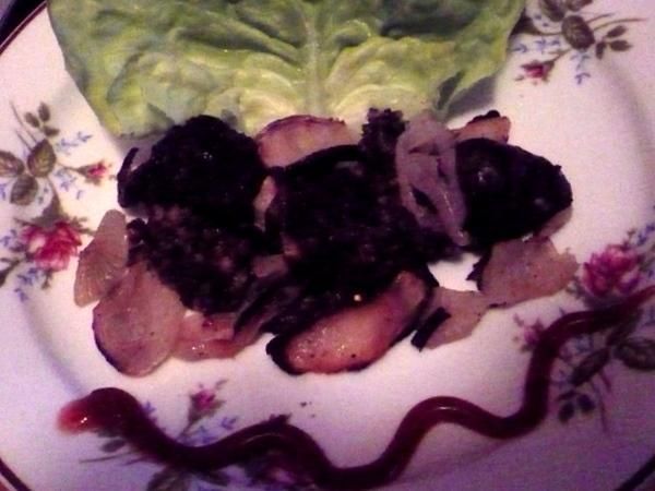 Pieczony krupniok w folii