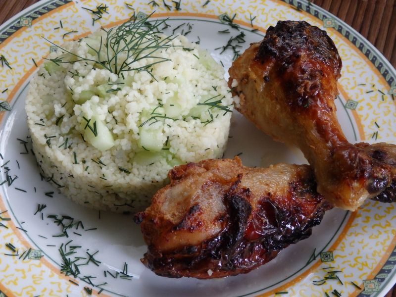 Pieczony kurczak marynowany w jogurcie  Pieczony kurczak marynowany w jogurcie