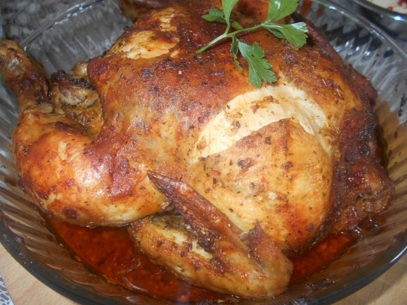 Pieczony kurczak z musztardą Pieczony kurczak z musztardą