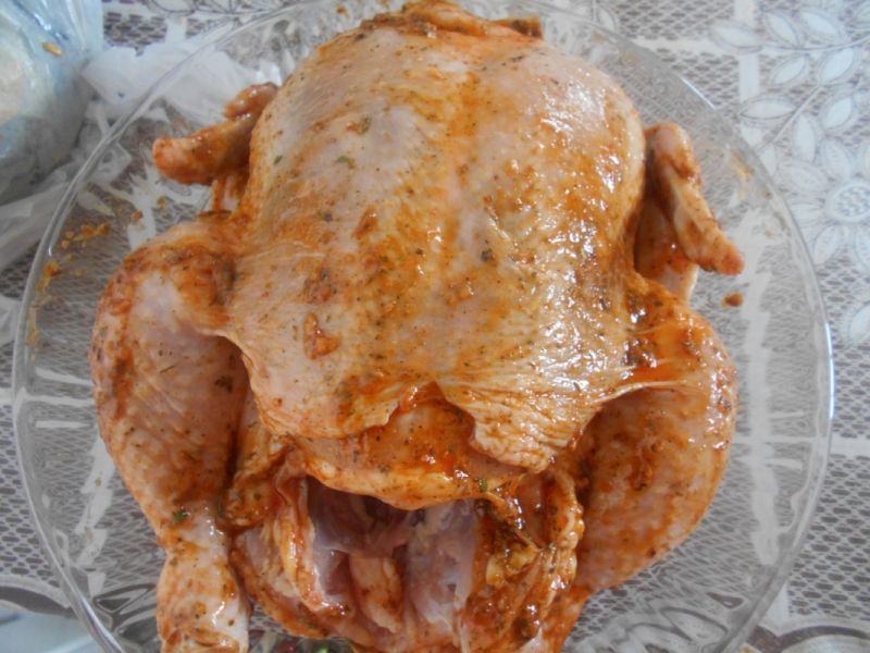 Pieczony kurczak z musztardą