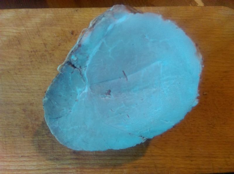 Pieczony schab mocno czosnkowy Pieczony schab mocno czosnkowy