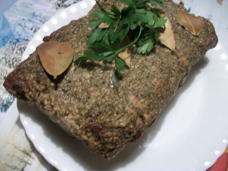 Pieczony schab w majeranku Pieczony schab w majeranku