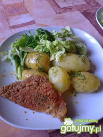 Pieczony schab w plasterkach Pieczony schab w plasterkach