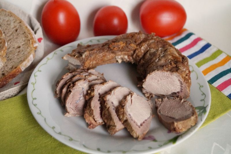 Pieczony schab z dzika na kanapki Pieczony schab z dzika na kanapki