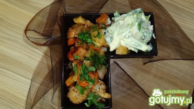 Pieczony schab z warzywami Pieczony schab z warzywami