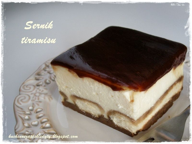 Pieczony sernik tiramisu Pieczony sernik tiramisu