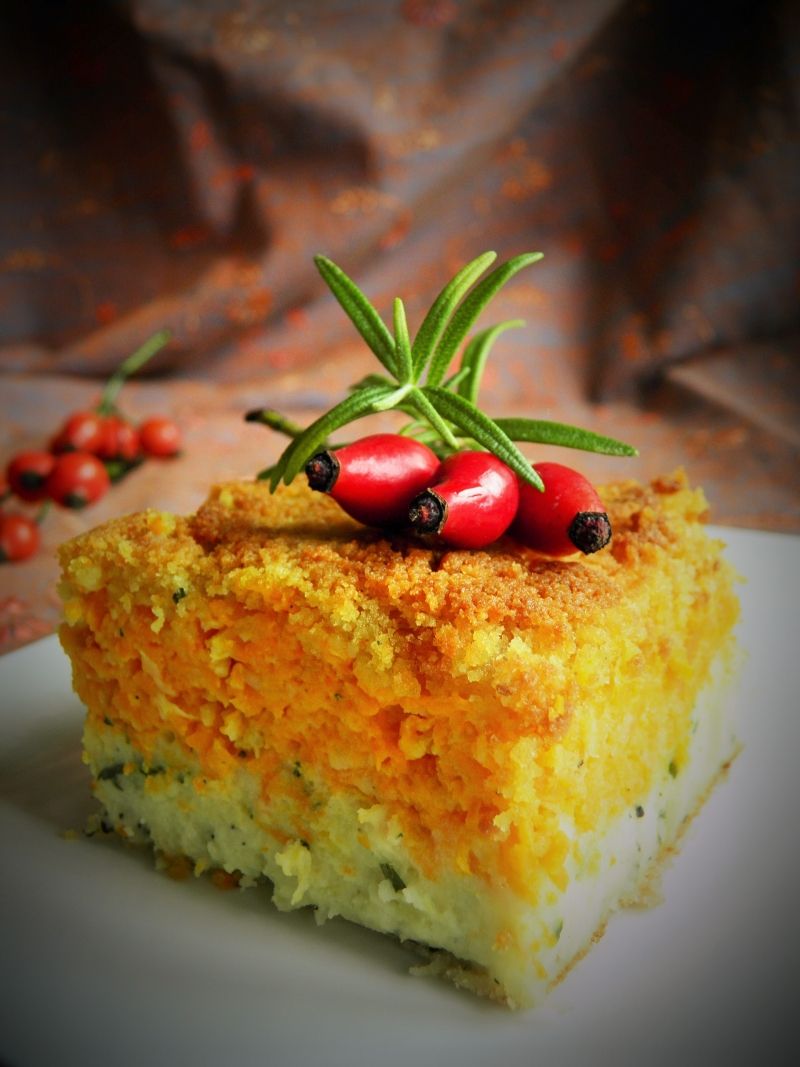 Pieczony torcik warzywny