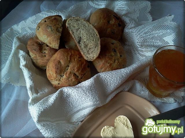 Pieprzowo-pieczarkowe bułeczki Pieprzowo-pieczarkowe bułeczki