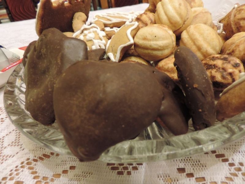 Pierniczki nadziewane w czekoladzie Pierniczki nadziewane w czekoladzie