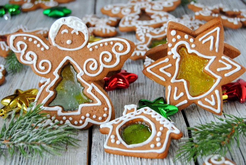 Pierniczki, witrażyki Pierniczki, witrażyki