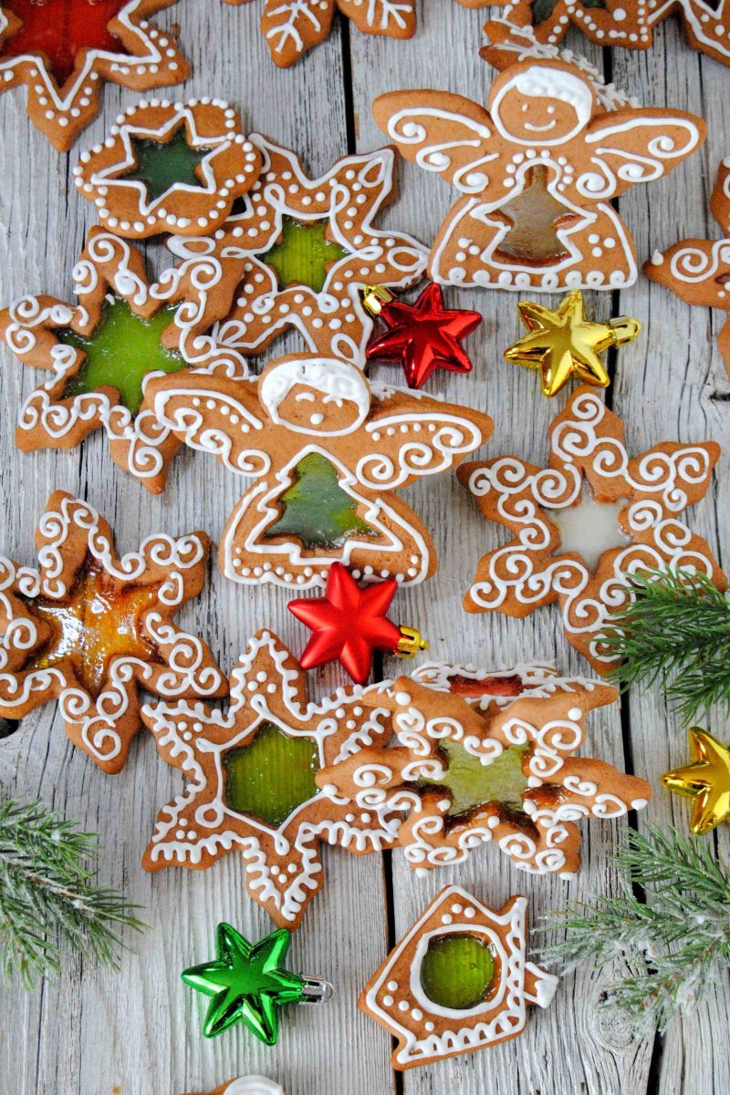 Pierniczki, witrażyki Pierniczki, witrażyki