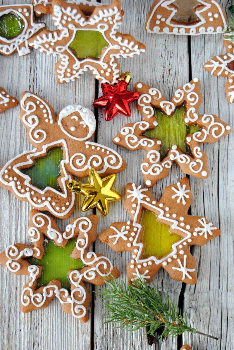 Pierniczki, witrażyki Pierniczki, witrażyki