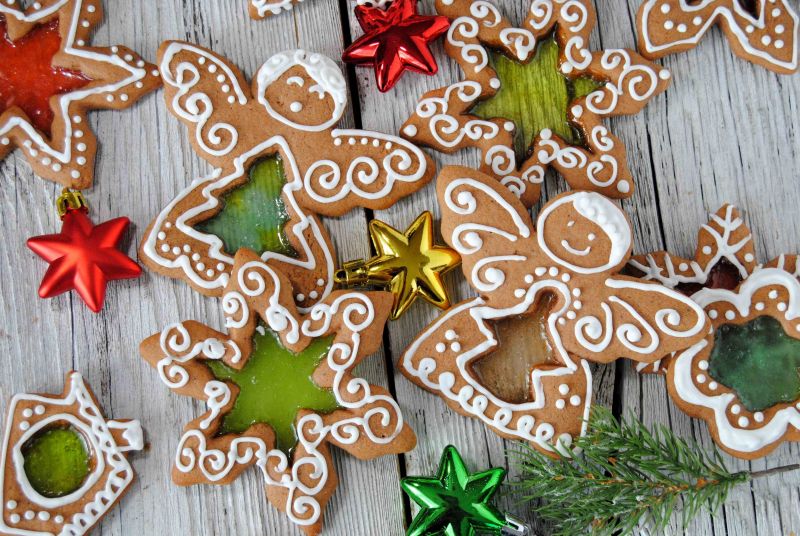 Pierniczki, witrażyki Pierniczki, witrażyki