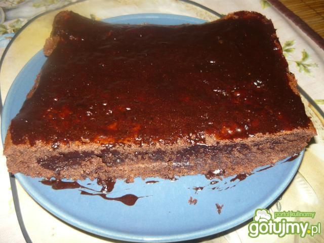 Piernik na miodzie, oblany czekoladą